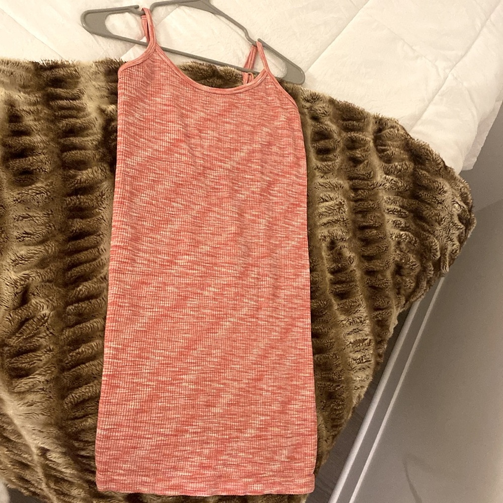 Pink Tank Top Dress